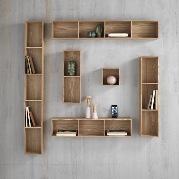 Drvena polica Tomasucci Billa, 20 x 15 x 20 cm-image-1