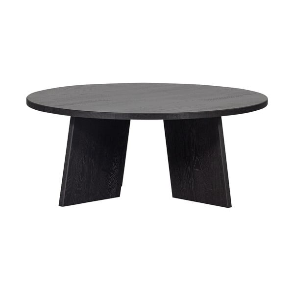 Crni okrugao stolić za kavu ø 90 cm Fries – WOOOD-image-2