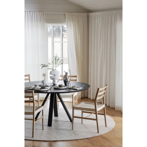 Okrugli blagovaonski stol s hrastovom pločom 150x150 cm Carradale - Rowico-image-2