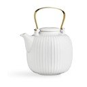 Bijeli porculanski čajnik Kähler Design Hammershoi, 1,2 l