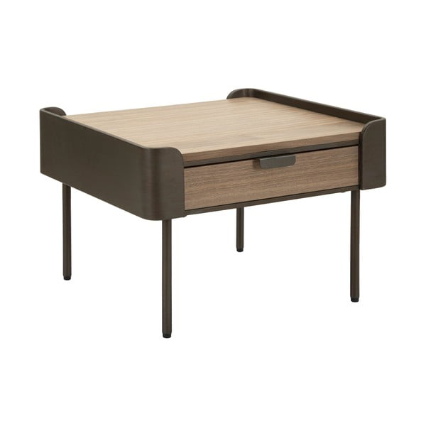 Smeđi stolić za kavu od masivne jele 60x60 cm Toronto – Mauro Ferretti-image-2