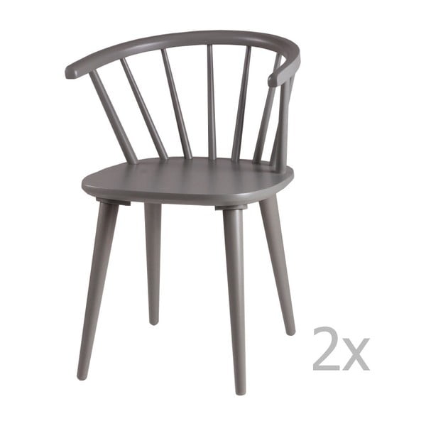 Set od 2 sive blagovaonske stolice sømcasa Anya