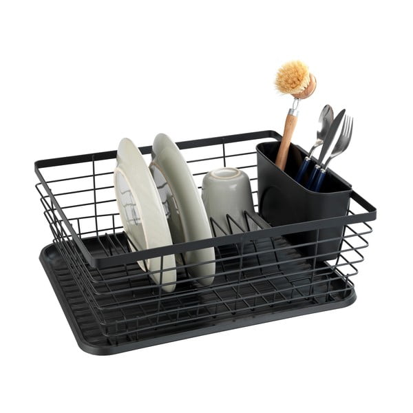 Crni ocjeđivač za posuđe Wenko Drip-image-2