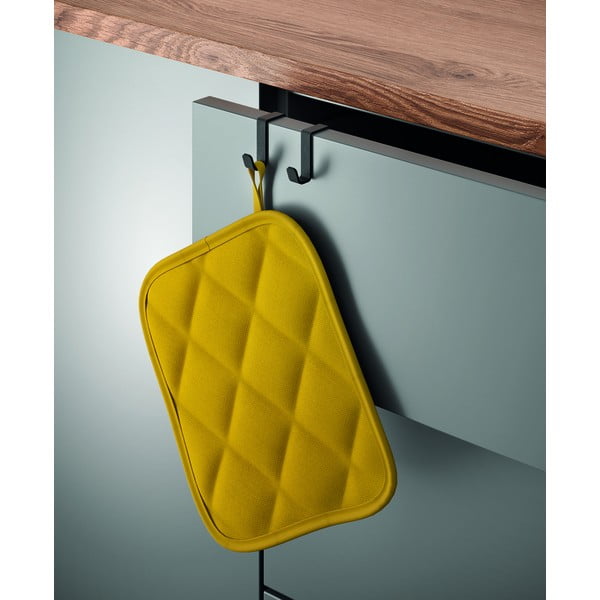 Crna viseća dvostruka kuka Metaltex Galileo Lava-image-1