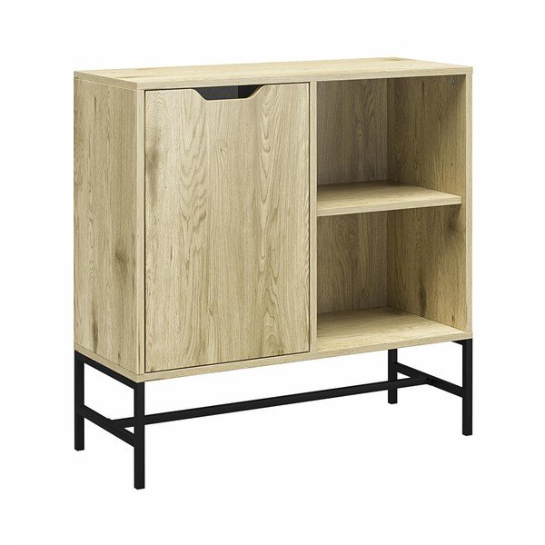 Regal za knjige u dekoru hrasta 76x76 cm Modine - Støraa-image-3