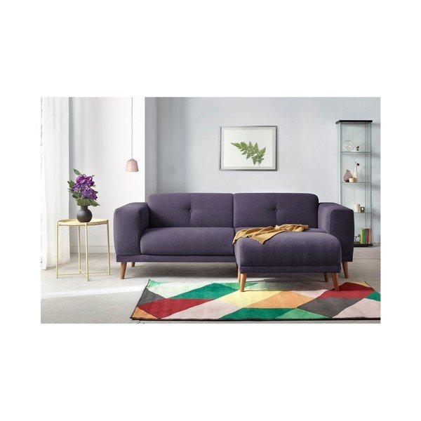 Pastelno ljubičasta sofa s Bobochic Paris Luna tabureom-image-4