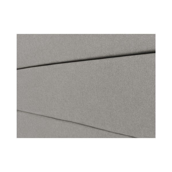 Svijetlo sivo uzglavlje Mazzini Sofas Pesaro, 160 x 120 cm-image-3