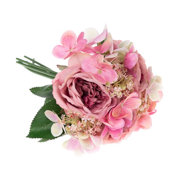 Umjetni ukrasni buket hortenzija i ruža Dakls Pessa