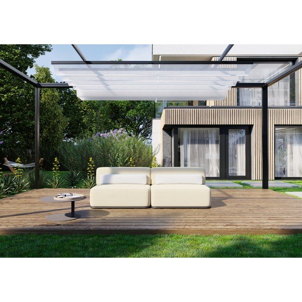 Bež vrtni modularni kauč 204 cm Straw – Sit Sit-image-1