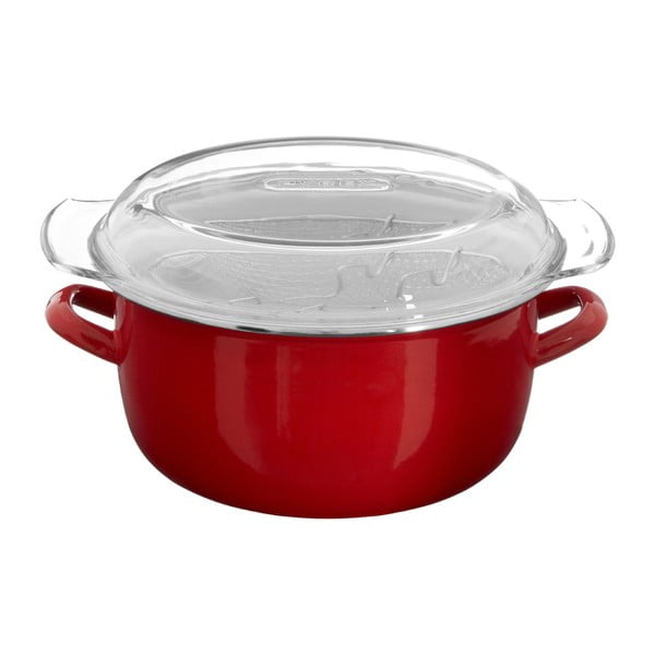Crveni lonac s fritezom Premier Housewares , 5 litara