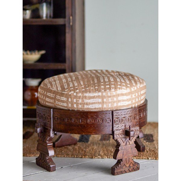 Bež/tamno smeđi tabure Paloma – Bloomingville-image-1