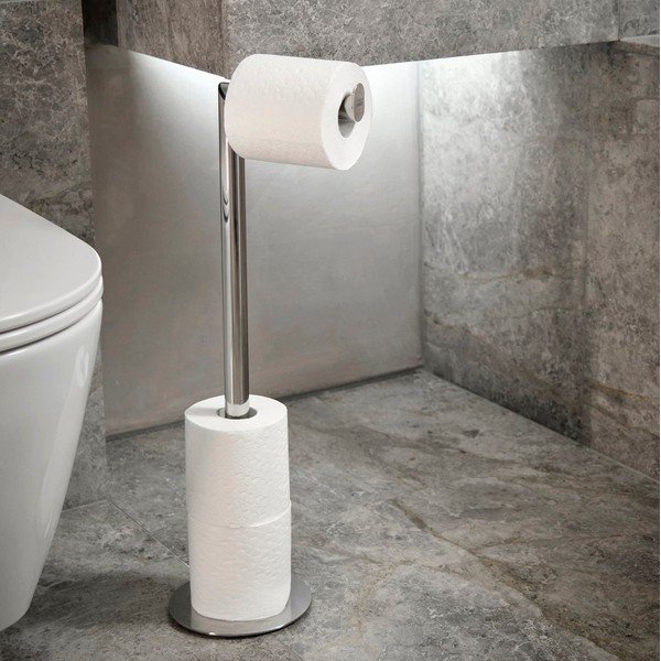 Metalni držač za WC papir u sjajno srebrnoj boji EasyStore Luxe – Joseph Joseph-image-3