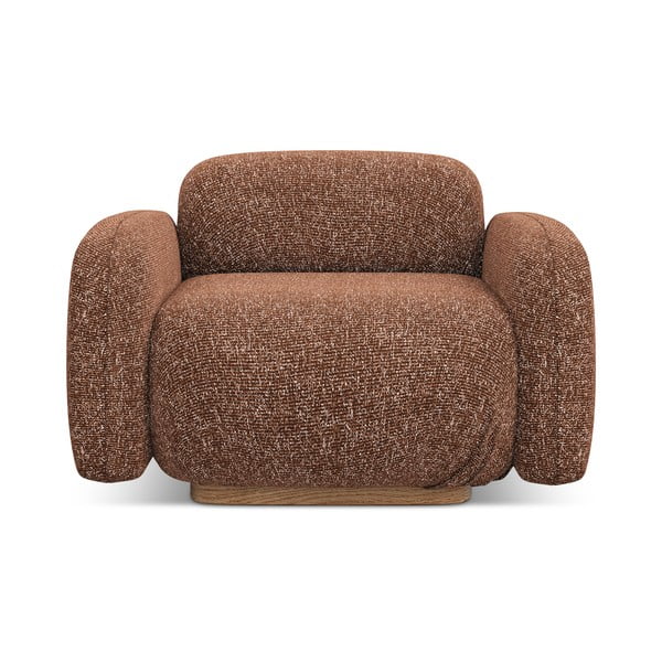 Narančasta/smeđa fotelja Ailani – Makamii-image-2