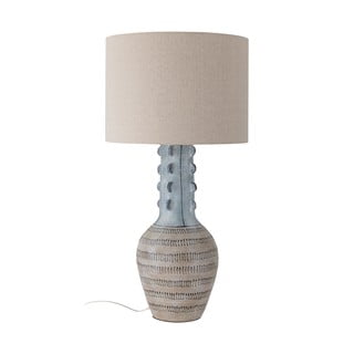Svijetlo plava stolna lampa s tekstilnim sjenilom (visina 90 cm) Gadiela – Bloomingville