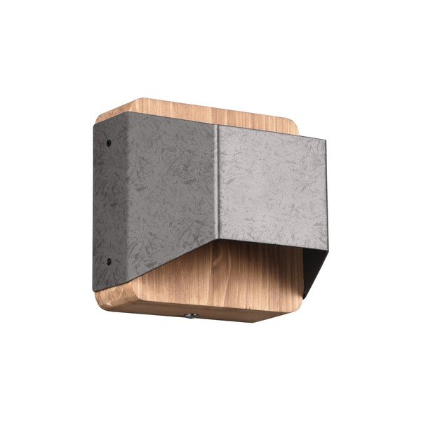 Siva LED zidna lampa s mogućnosti zatamnjivanja Arino – Trio-image-2