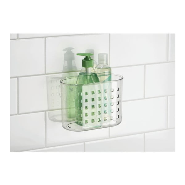 Prozirna Samostojeća košarica iDesign Mini Shower-image-1