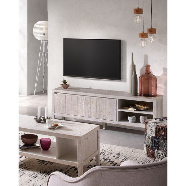 Bijela TV komoda Kave Home Woody-image-4