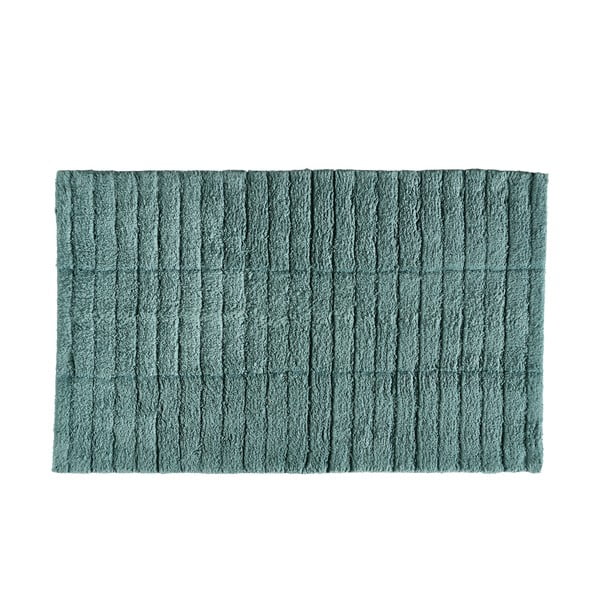 Kerozin zelena pamučna prostirka za kupaonicu Zone Tiles, 80 x 50 cm