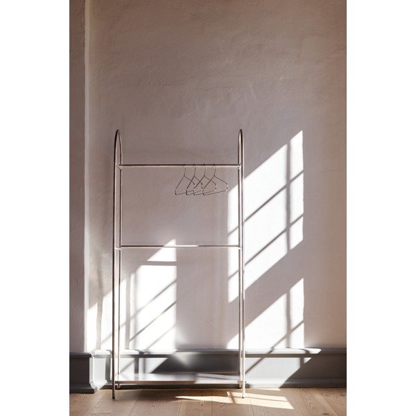 Metalni stalak za odjeću u mat srebrnoj boji 92x186x39 cm Arch – Mette Ditmer Denmark-image-1
