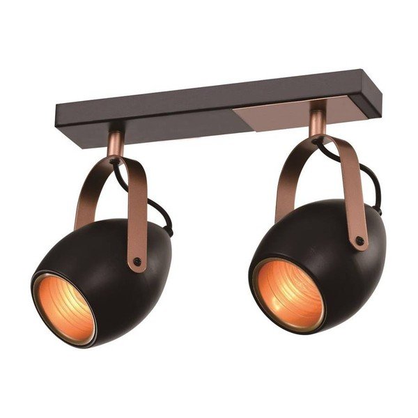 Crna stropna lampa 18x30 cm Anica - Candellux Lighting