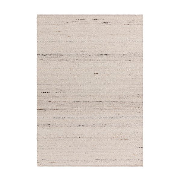 Obostrani/ručno rađen tepih od mješavine vune boje slonovače 120x170 cm Birkdale Ivory – Asiatic Carpets