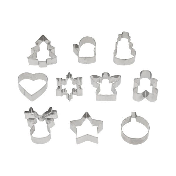 Rezaći za kolače u setu 10 kom s božićnim motivom – Blomsterbergs