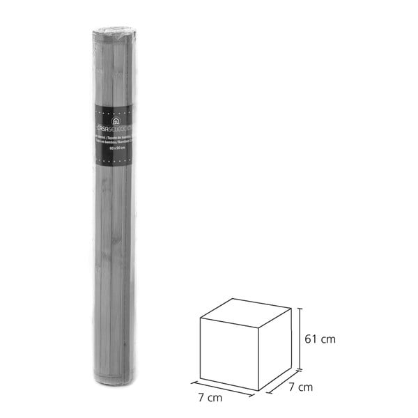 Zeleni/sivi tepih od bambusa 60x90 cm – Casa Selección-image-3