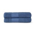 Plavi pamučni ručnici u setu 2 kom od frotira 70x140 cm – Good Morning