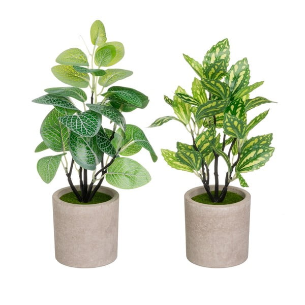 Umjetne biljke u setu 2 kom (visina 28 cm) – Casa Selección
