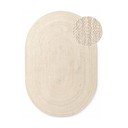 Obostrani/ručno rađen juten tepih u svijetloj prirodnoj boji 160x230 cm Braided – Hanse Home