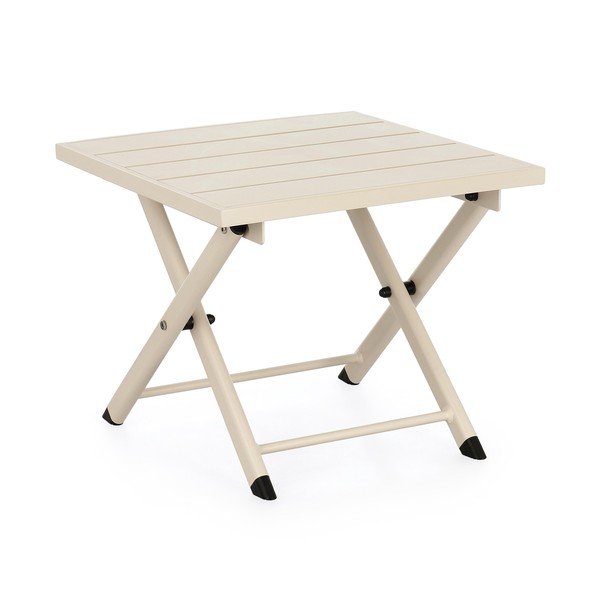 Vrtni stolić za kavu aluminijski 43x44 cm Taylor – Bizzotto