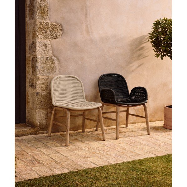 Tamno siva vrtna stolica Alipa – Kave Home-image-3