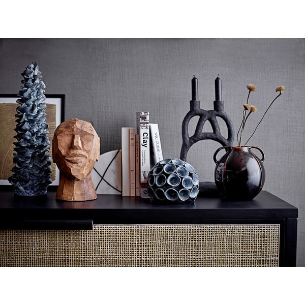 Crni svijećnjak Bloomingville Ramina, visina 29 cm-image-1