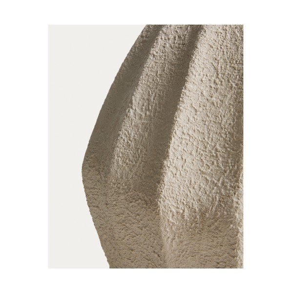 Krem ručno izrađena/visoka vaza od papier-mâché (visina 46,5 cm) Arquena – Kave Home-image-3