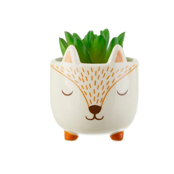 Kamena ukrasna tegla za cvijeće ø 7 cm Woodland Fox – Sass & Belle-image-2