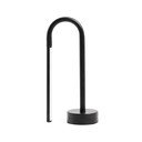 Crna metalna LED stolna lampa (visina 30 cm) Bow – Kave Home