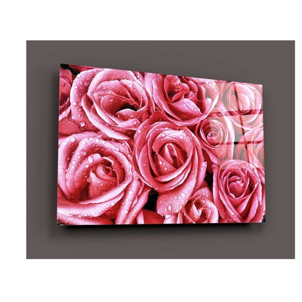 Staklena slika Insigne Pink Roses-image-3