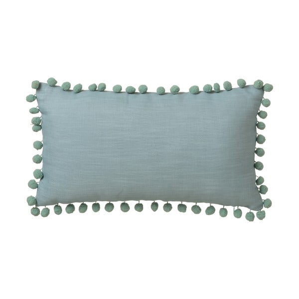 Zeleni jastuk Casa Selección Pompom, 50 x 30 cm