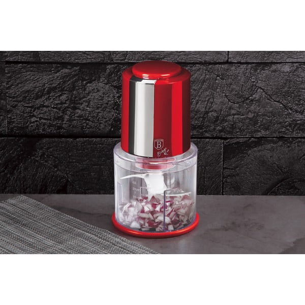 Električna sjeckalica za voće i povrće Burgundy Metallic Line - BerlingerHaus-image-1