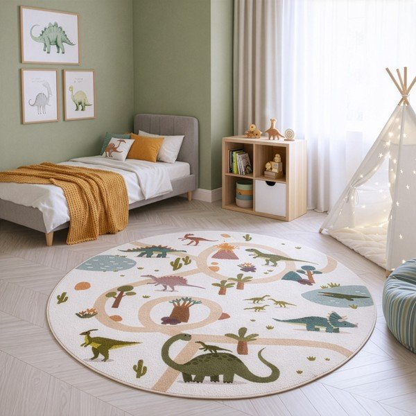 Periv dječji tepih ø120 cm Coco 1131 – Ayyildiz Carpets-image-1