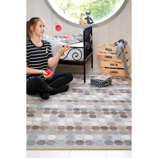 Sivo-smeđi dječji tepih 230x160 cm Pallika - Narma-image-2