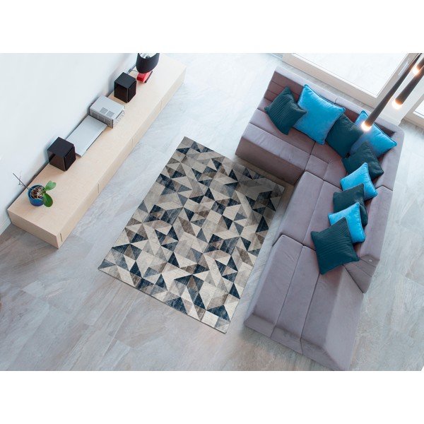 Sivo-plavi tepih Universal Babek Mini, 80 x 150 cm-image-1