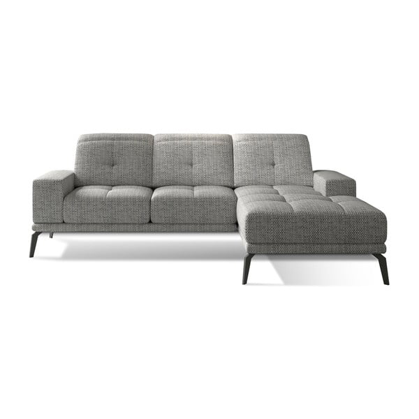 Siva kutna garnitura (s desnim kutom/s ležaljkom) Torrense – ELTAP