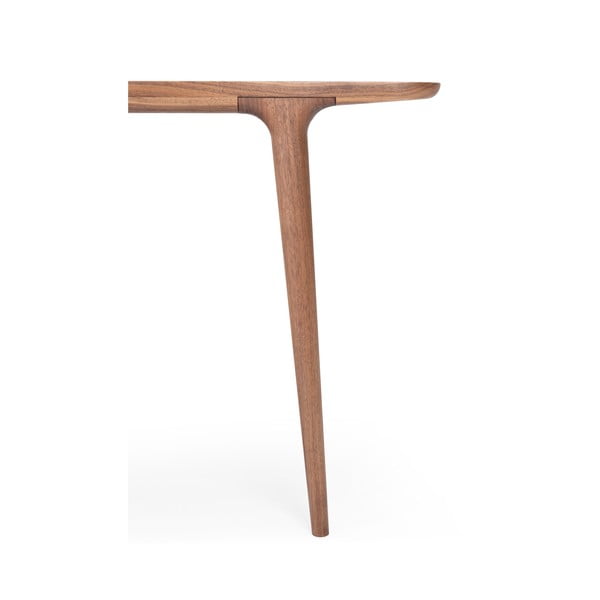 Blagovaonski stol od oraha 90x180 cm Fawn - Gazzda-image-4