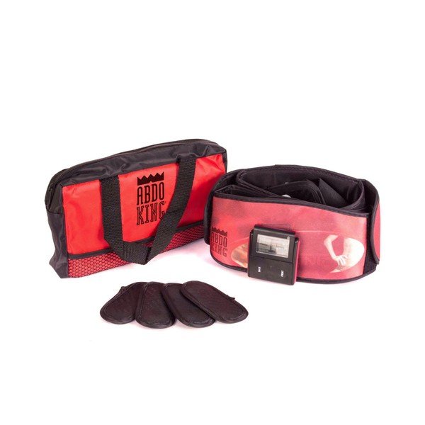 Crveni pojas za električnu stimulaciju InnovaGoods Abdo King-image-3