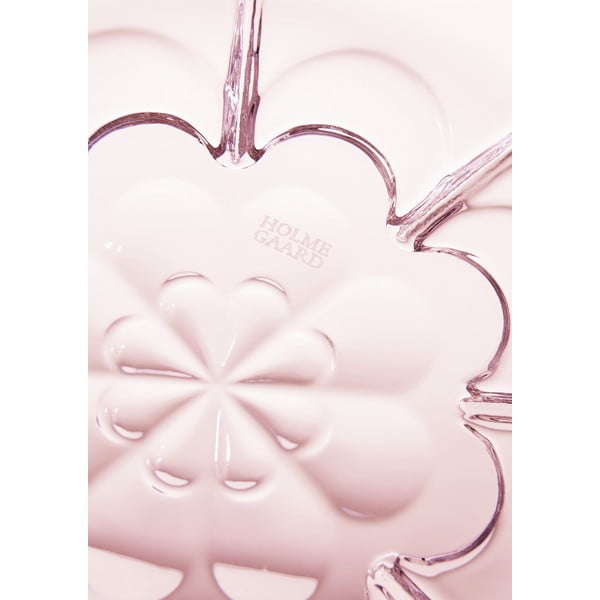 Svjetloružičasta staklena posuda ø 23 cm Lily - Holmegaard-image-1