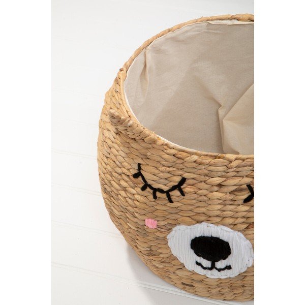 Dječja kutija za pohranu od vodenog zumbula u prirodnoj boji ø 49x40 cm Lidi Cat Face – Premier Housewares-image-3