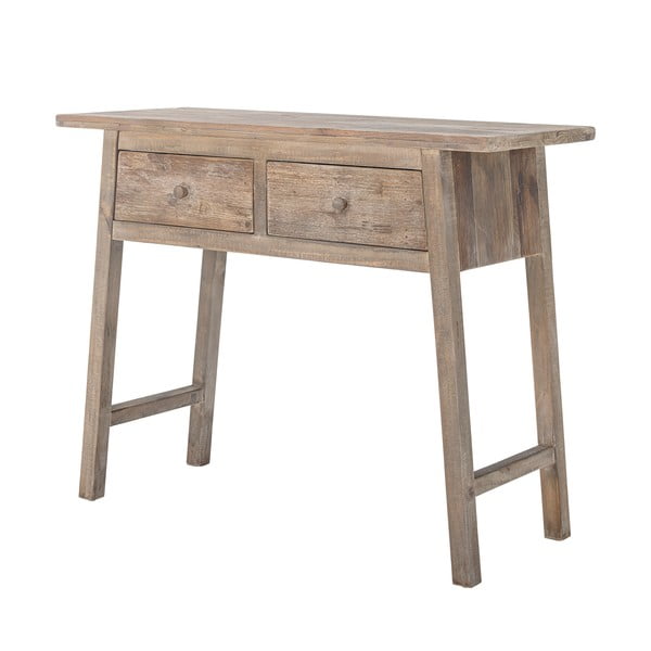 Pomoćni stol od masivnog bora u prirodnoj boji 40x100 cm Camden – Bloomingville-image-4