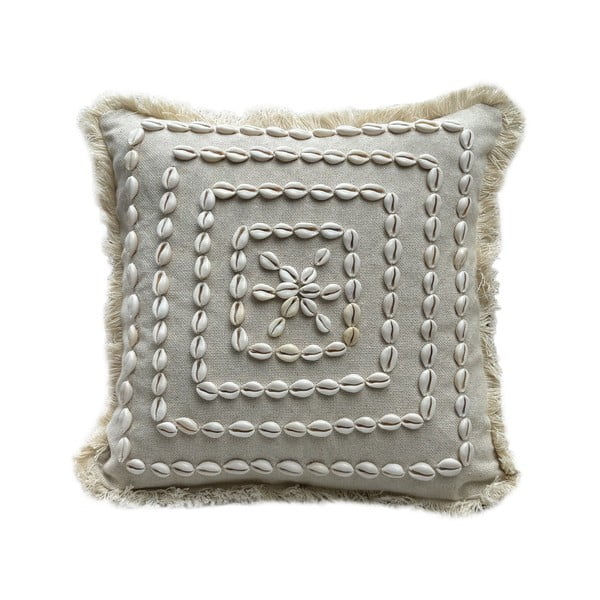 Pamučna ukrasna jastučnica 43x43 cm Seashells – Mioli Decor