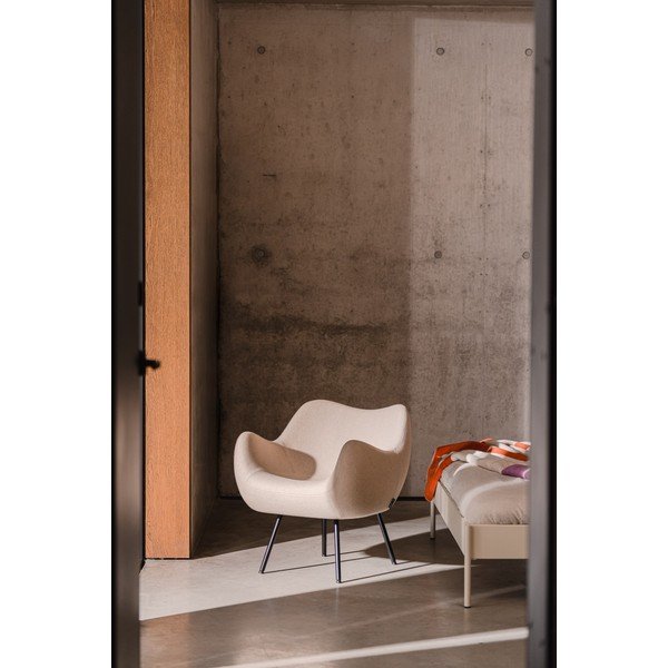 Bež vunena fotelja RM58 – noo.ma-image-1